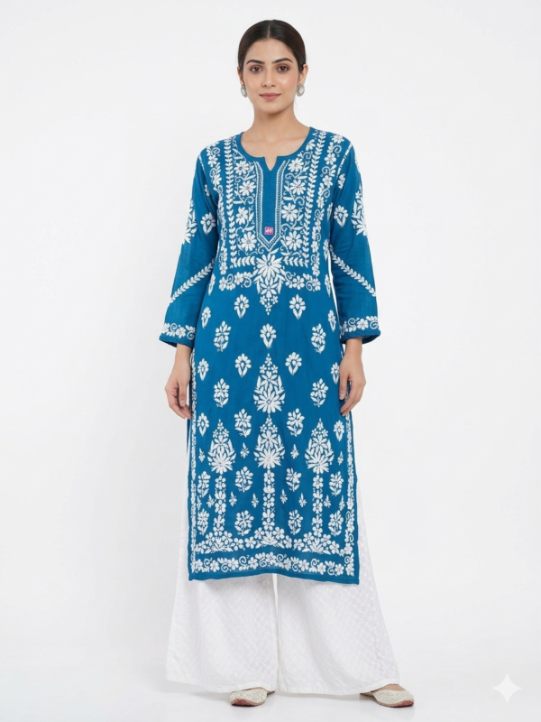 Premium Modal Chikankari Kurta