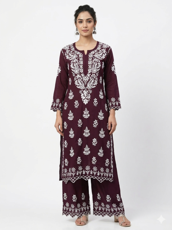 1773950264013 PREMIUM Modal Chikankari Kurta Set