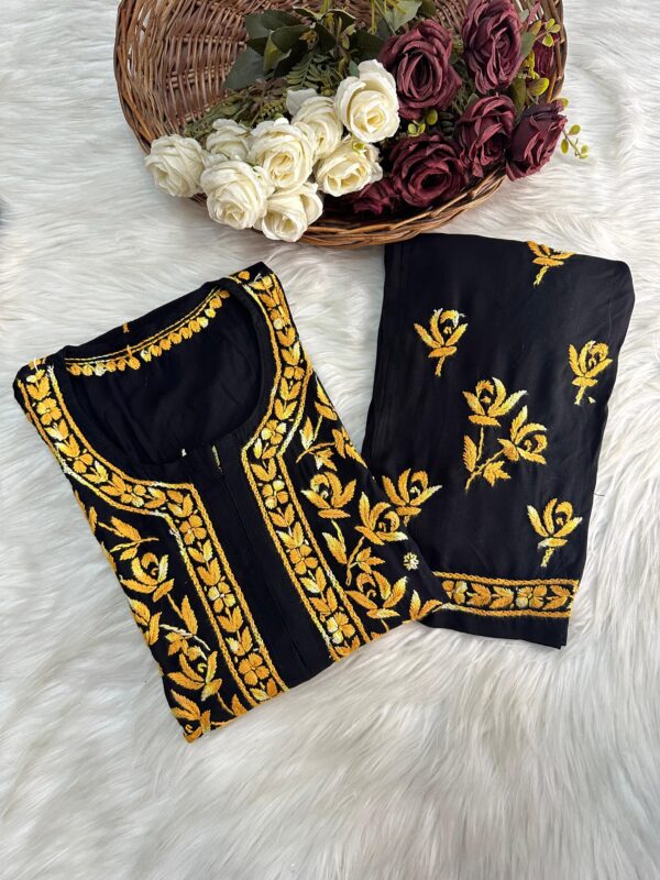 RAYON Chikanakri Kurta Set