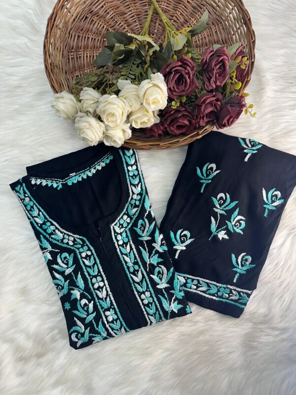 RAYON Chikanakri Kurta Set