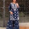 EID SPECIAL Rayon Chikankari Gharara Set