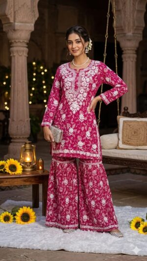 IMG-20260306-WA0223 Mul Mul Printed Chikankari Gharara Set