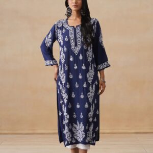Premium Modal Chikankari Kurta