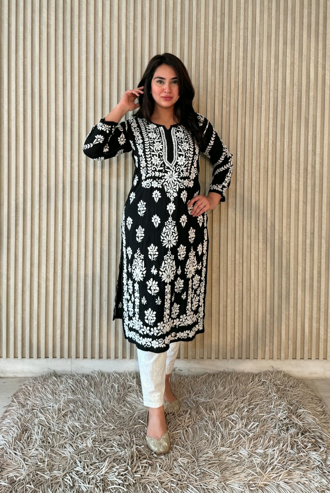 Premium Modal Chikankari Kurta