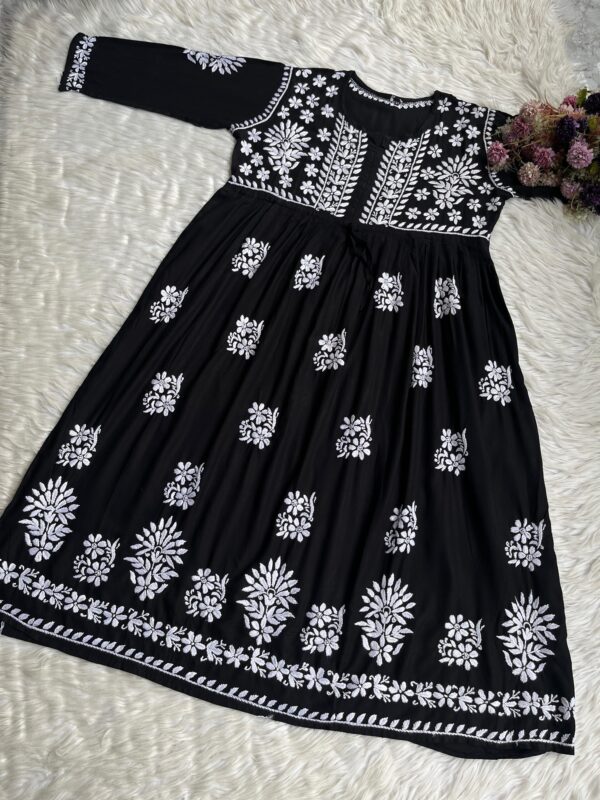 IMG-20260316-WA0020 HUMA Chikanakri Rayon Long Gown