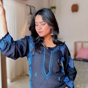 MODAL Chikankari Long Kurta