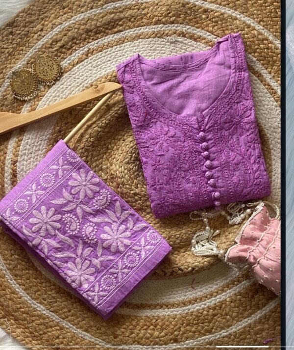 SUMMER SPECIAL Dobby Cotton Chikanakri Kurta Set