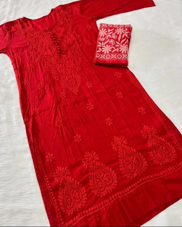 SUMMER SPECIAL Dobby Cotton Chikanakri Kurta Set