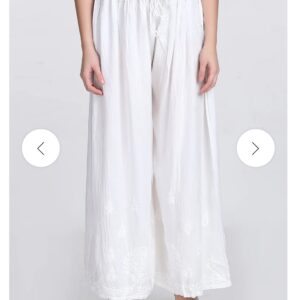 Modal Chikankari Plazo