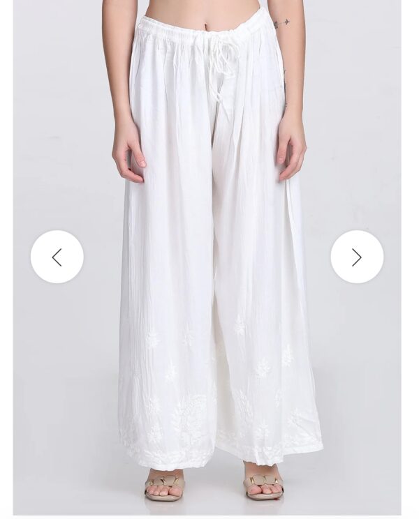 Modal Chikankari Plazo